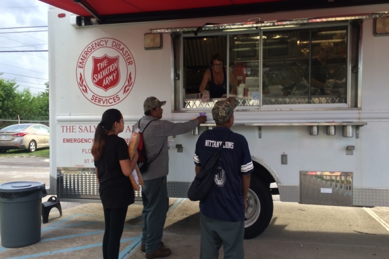 The Salvation Army Serves Residents Impacted by Tropical Storm Colin