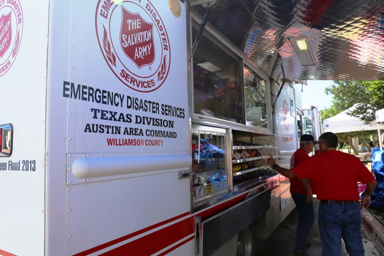 Austin Volunteers Take The Wheel for The Salvation Army 