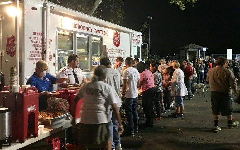 Salvation Army extends meal service at Napa and Santa Rosa evacuation centers 