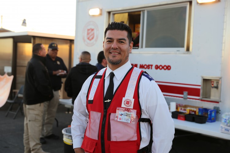 Salvation Army Feeds Law Enforcement During Visit of Pope Francis to Mexico