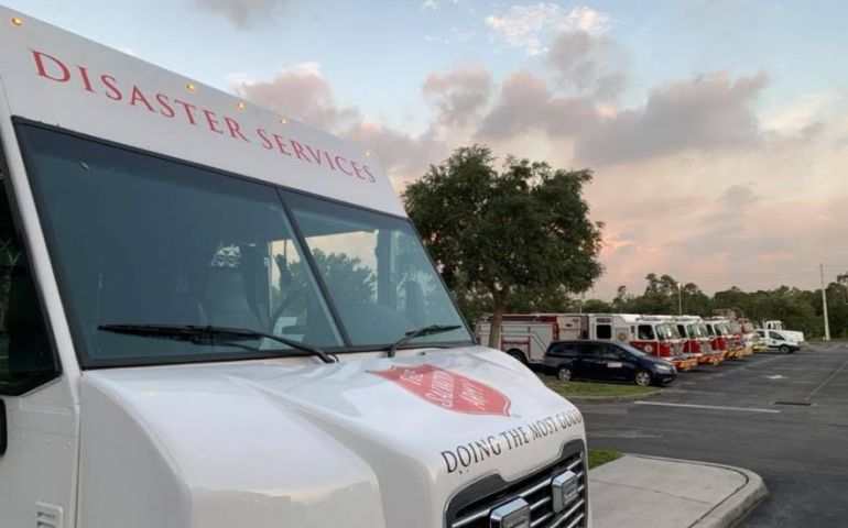 The Salvation Army Serves First Responders Battling Wildfire in Southwest Florida