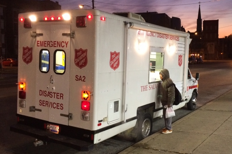 Emergency Crew Serves Homeless in Cincinnati