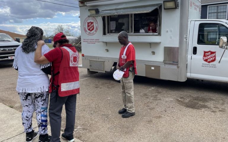 Community Strength and Unity in the Wake of Tornadoes in Wynne, Arkansas  with The Salvation Army Providing Uplifting Support