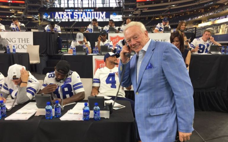 Dallas Cowboys Help Raise $2.3 Million for The Salvation Army Relief Efforts