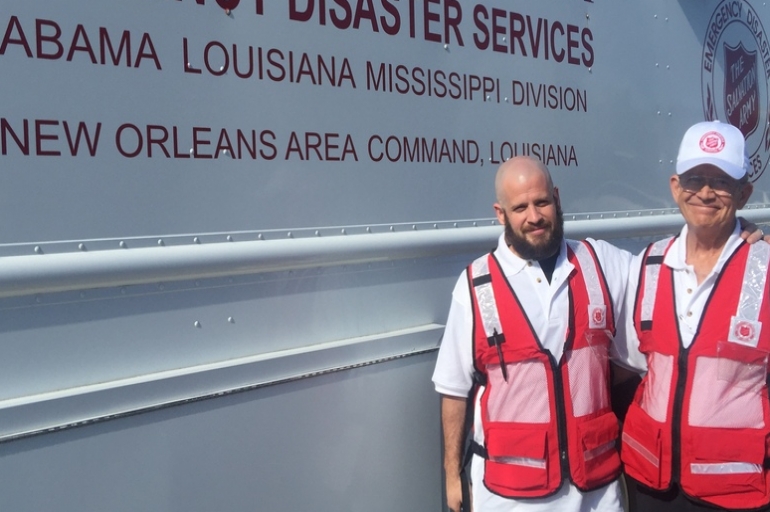 Father, son team delivers food and hope in Baton Rouge flood