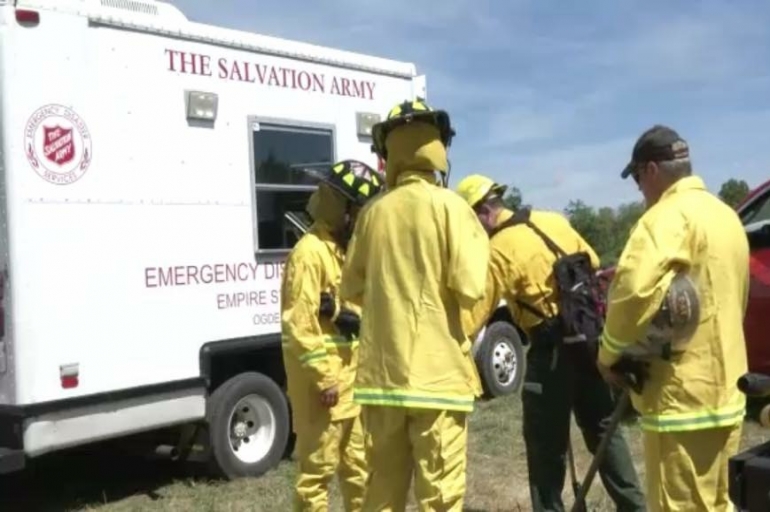 The Salvation Army Assists at St. Lawrence County Wild Fire