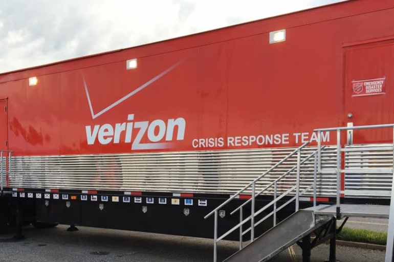 Verizon Partners with The Salvation Army in Historic Flooding