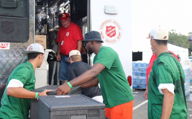FAMU Athletes Lend The Salvation Army a Helping Hand for Tallahassee Relief