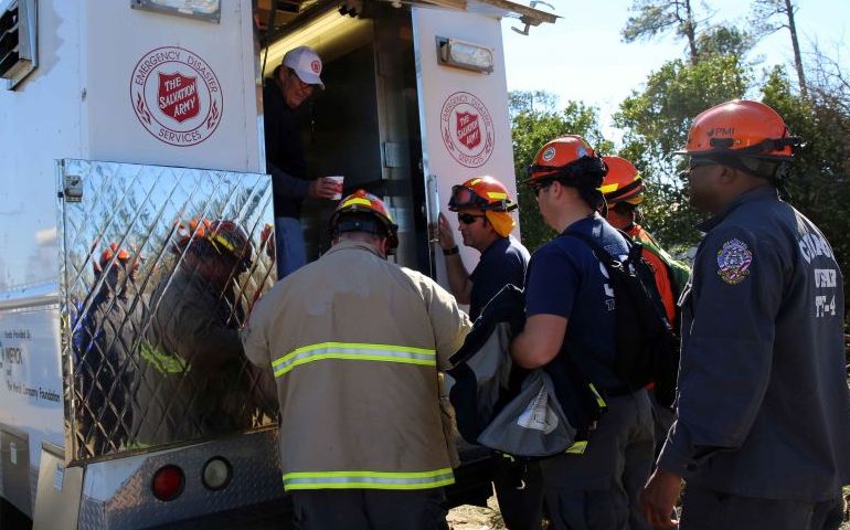 The Salvation Army Responds to C-130 Crash in Savannah, GA