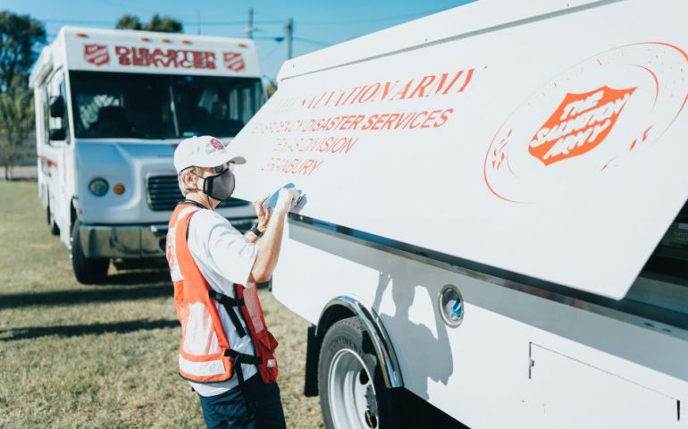 Salvation Army Units From Across the Southeast Responding to Hurricane Ida
