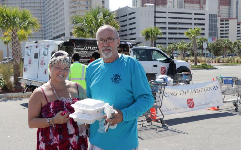 The Salvation Army Lifts the Spirits of a Mexico Beach Couple Who Lost it All