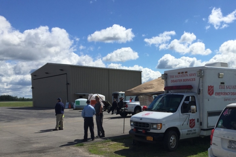 Ogdensburg EDS Team Participates in Airport FAA Disaster Exercise