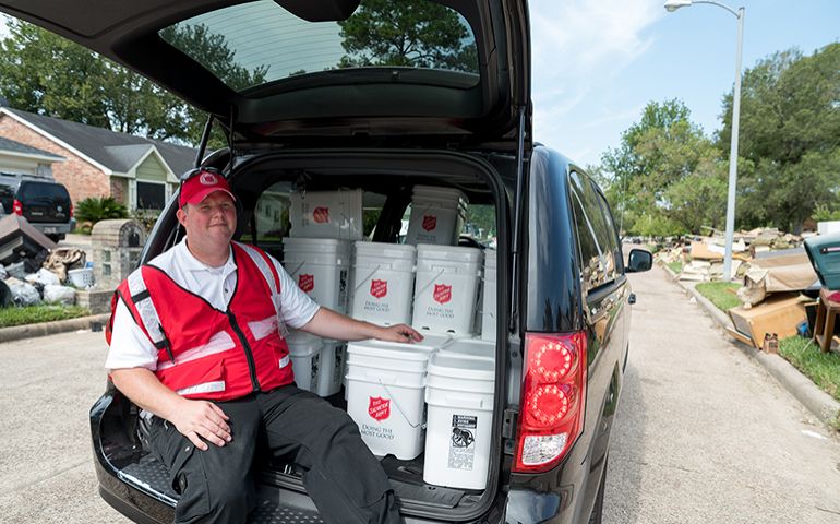 Salvation Army Harvey Update for Houston for Wednesday