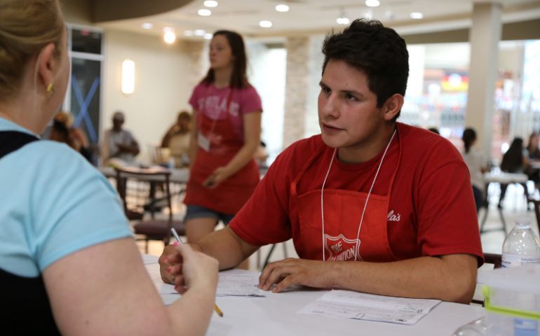 Salvation Army Providing Ongoing Case Work and Points of Distribution in Texas