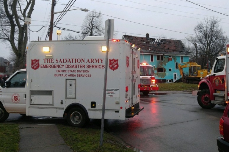 The Salvation Army Responds to 3 Alarm Fire in Buffalo, NY
