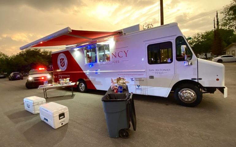 The Salvation Army Providing Meals and Emotional and Spiritual Support in Uvalde, Texas 