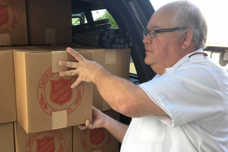 The Salvation Army delivers cleanup kits to flooded areas of Minnesota