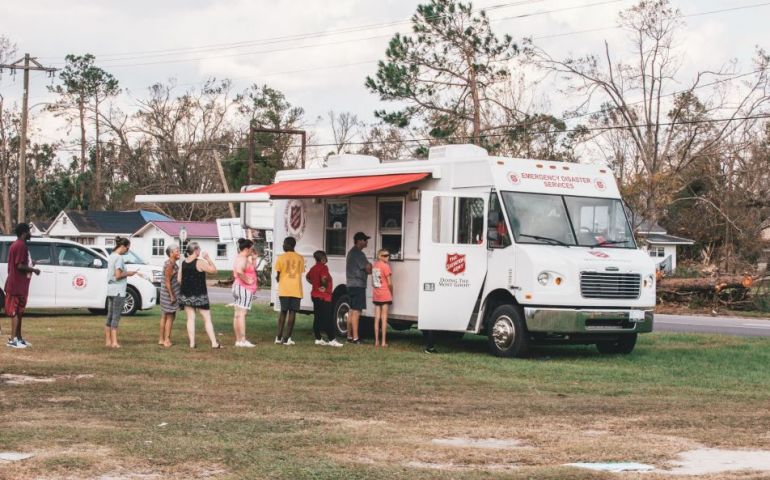 Salvation Army Personnel from Across U.S. Serving Hurricane Michael Survivors