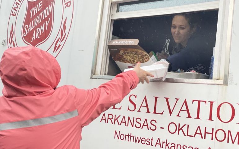 The Salvation Army of Springdale, Arkansas Provides Hope in the Aftermath of Tornado