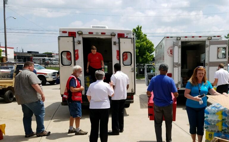 Salvation Army On the Ground and Serving in Dayton, Ohio After EF3 Tornado