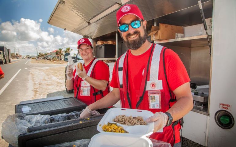 Salvation Army Team from Maryland Serving Mexico Beach After Hurricane Michael