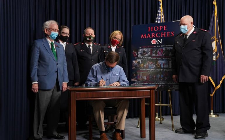 GOVERNOR BESHEAR DECLARES "HOPE MARCHES ON" MONTH  - Proclamation Signed to Ensure Hope Marches on For the People of Kentucky