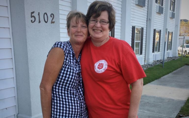 Salvation Army Responder Helps Fellow Navy Mom Impacted by Florence