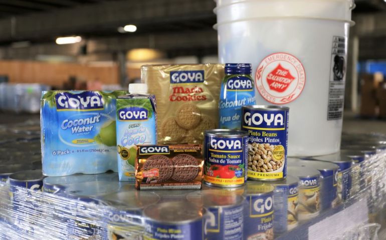 Goya Donates Food to The Salvation Army to Help Feed Survivors of Hurricane Laura