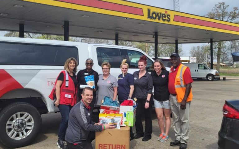 The Salvation Army Thanks Loves Travel Stops and its Customers for Generous Donation of Snack Items for Tornado Relief Efforts