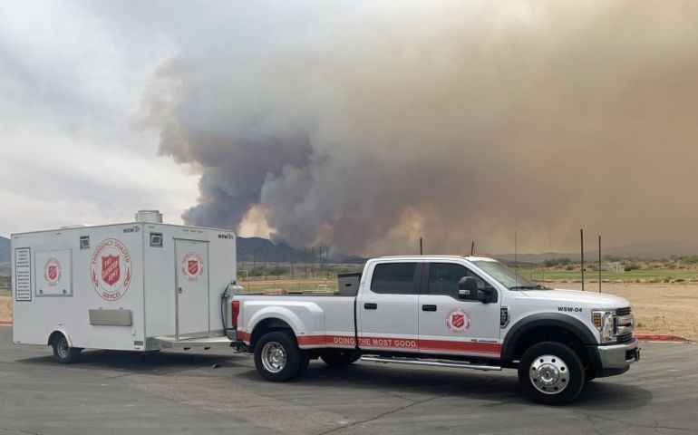 The Salvation Army Emergency Disaster Services Responds to Telegraph Fire in Arizona