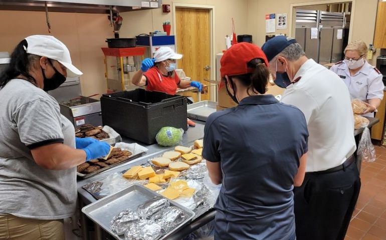 The Salvation Army's Southern Territory Providing Meals and Shelter For Hurricane Delta Relief
