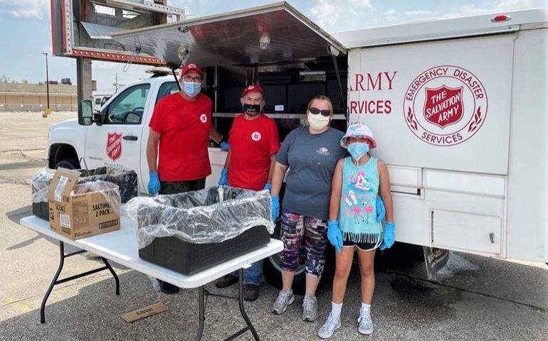 Tesa Doing Her Part to Help the Community and The Salvation Army