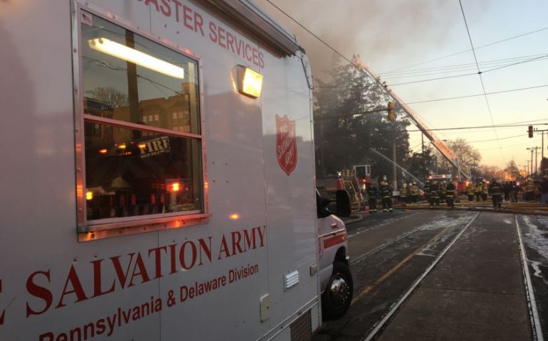 Philadelphia Disaster Team Responds to Major Apartment Building Fire