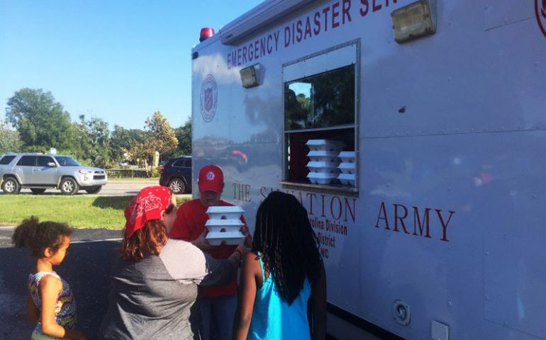 Salvation Army Carolinas Serving Meals to Communities Impacted by Dorian