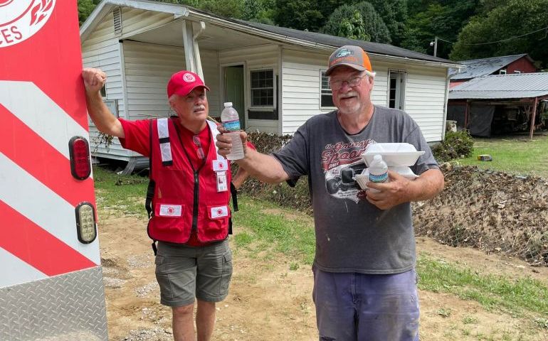 Salvation Army Assisting Survivors and First Responders in Aftermath of Flood