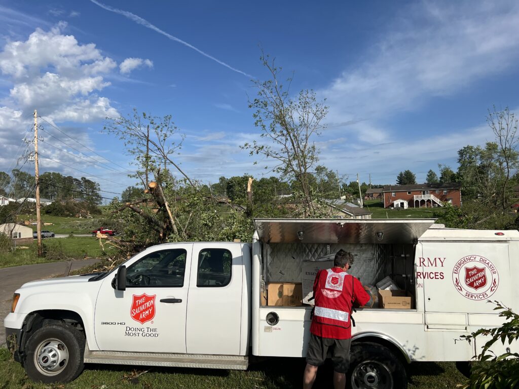 The Salvation Army Provides Critical Relief and Comfort Following Tornadoes in Laurel and Pulaski Counties