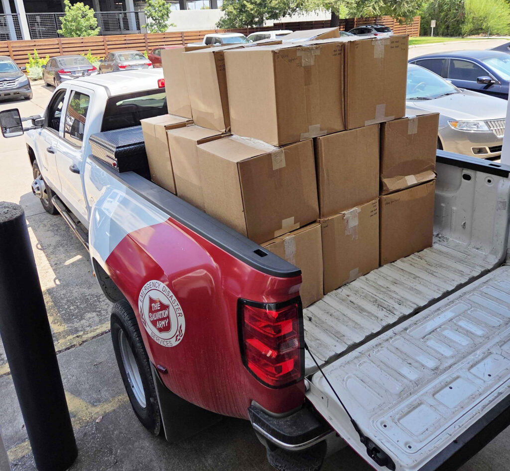The Salvation Army Partners with Sock Club to Provide Thousands of Pairs of Socks to Texas Flood Survivors