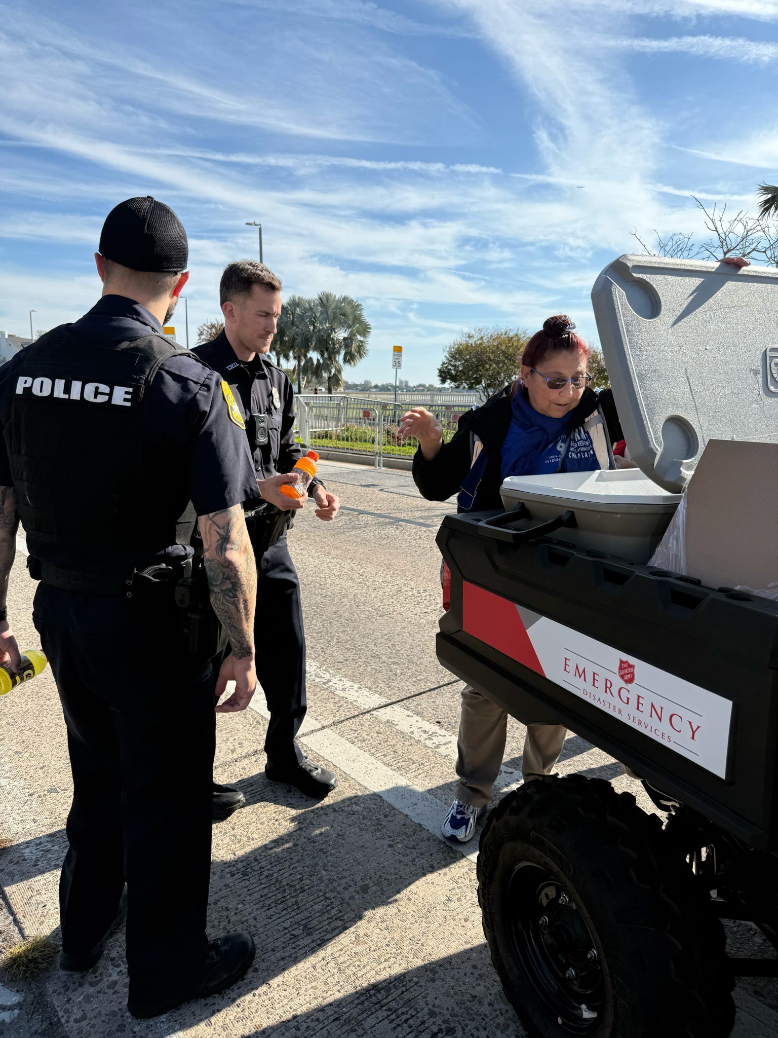 The Salvation Army Florida Division Supports First Responders During Gasparilla Celebrations