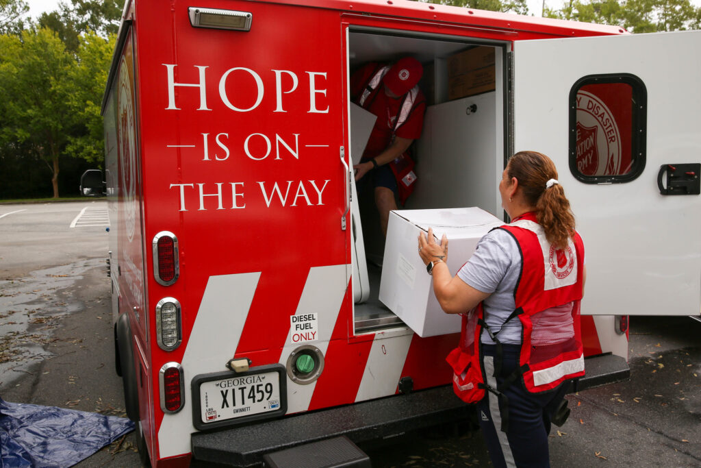 The Salvation Army of Georgia Responds to South Georgia Wildfires