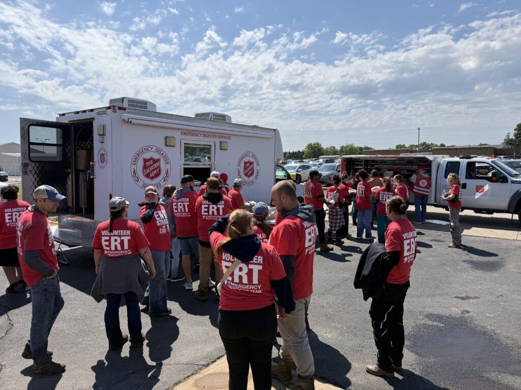 The Salvation Army Works with Hundreds Who Answered the Call